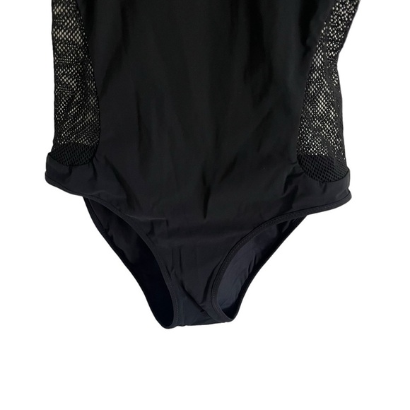 ALEXANDER WANG x REVOLVE Mesh Racer Back Zip Up One Piece Swimsuit - Picture 6 of 9